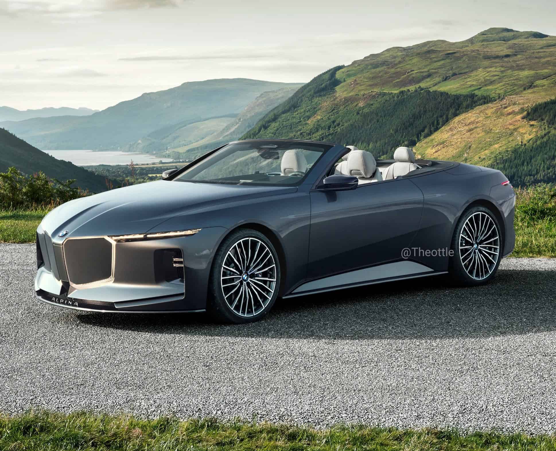 Vision BMW ALPINA Rendering Turns Coupe Into Stunning Cabrio